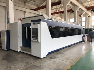 profesionala cnc zuntz laser ebaketa makina 1000w 1500w truke mahaiarekin