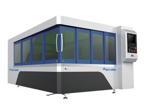 500w metalezko zuntzezko laser ebaketa makina xafla mahai bide sistema batekin