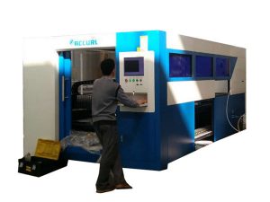 2kw zuntz optikoko laser ebaketa makina abiadura erregulagarria metalezko hodira