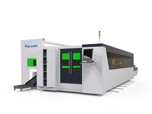 metalezko hodia eta plaka zuntzak abiadura handiko laser ebaketa makina 1500w aparatu birakariarekin